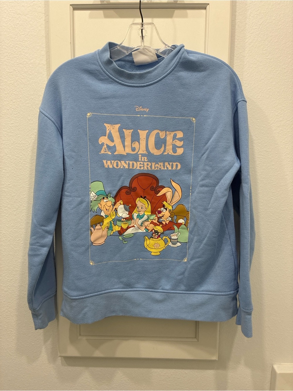Alice in Wonderland crew neck sweatshirt